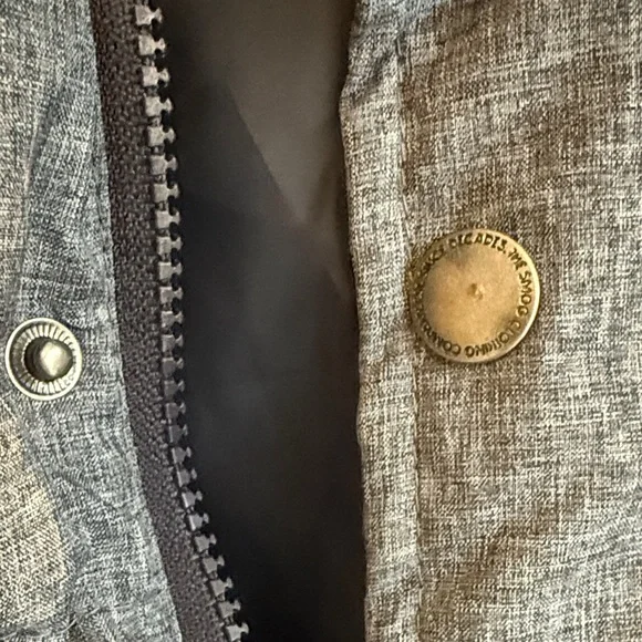 Men's Blue/Gray Puffer Jacket - Picture 3 of 10